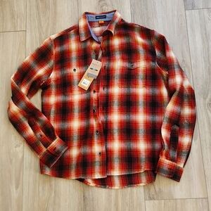 Plaid button down new
